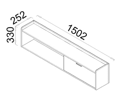 Mueble tv serie nórdica Sigel