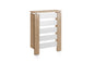 Cubre radiador Hércules Roble/Blanco 60cm