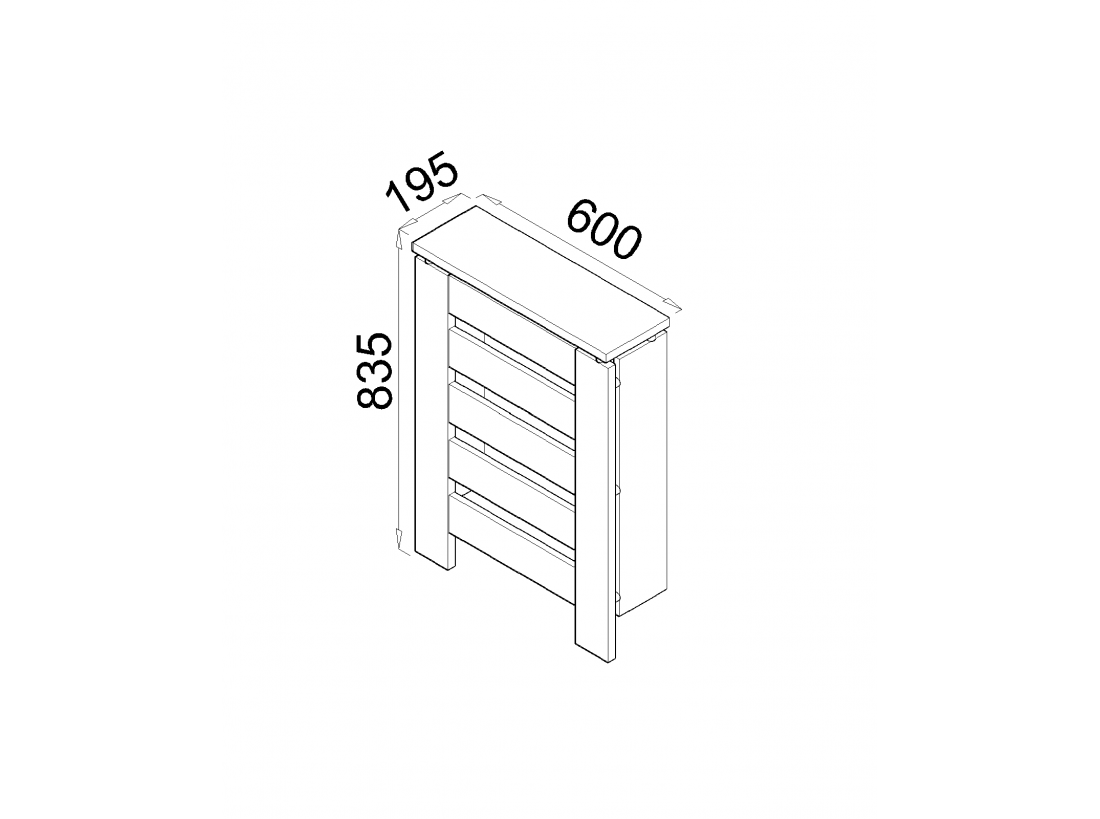 Cubre radiador Hércules Blanco 60cm