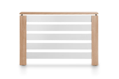 Cubre radiador Hércules Roble/Blanco 120cm