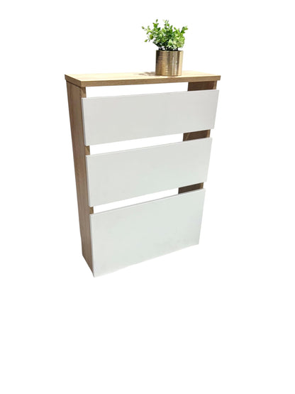 Cubre radiador Hermes Roble/Blanco 60 cm