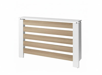 Cubre radiador Hércules Blanco/Roble 120cm