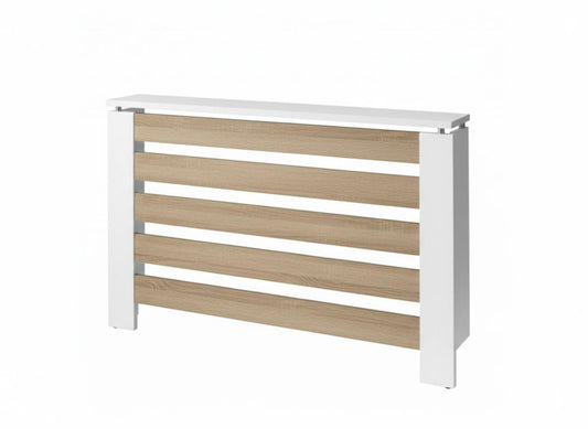 Cubre radiador Hércules Blanco/Roble 120cm
