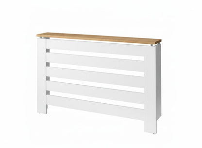 Cubre radiador Hércules Blanco/Roble 120cm