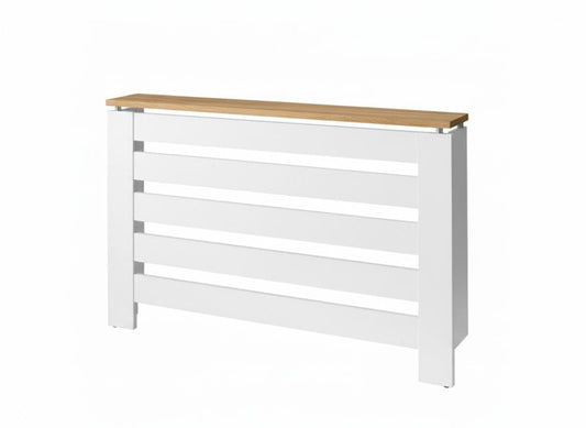 Cubre radiador Hércules Blanco/Roble 120cm