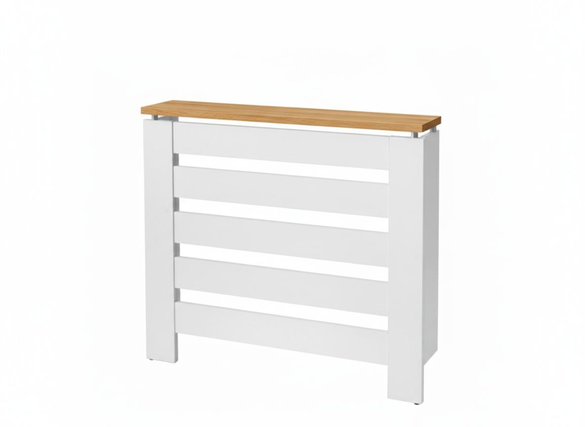Cubre radiador Hércules Blanco/Roble 90cm