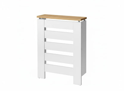 Cubre radiador Hércules Blanco/Roble 60cm