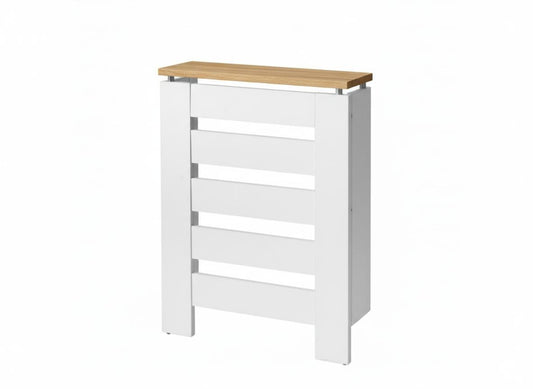 Cubre radiador Hércules Blanco/Roble 60cm