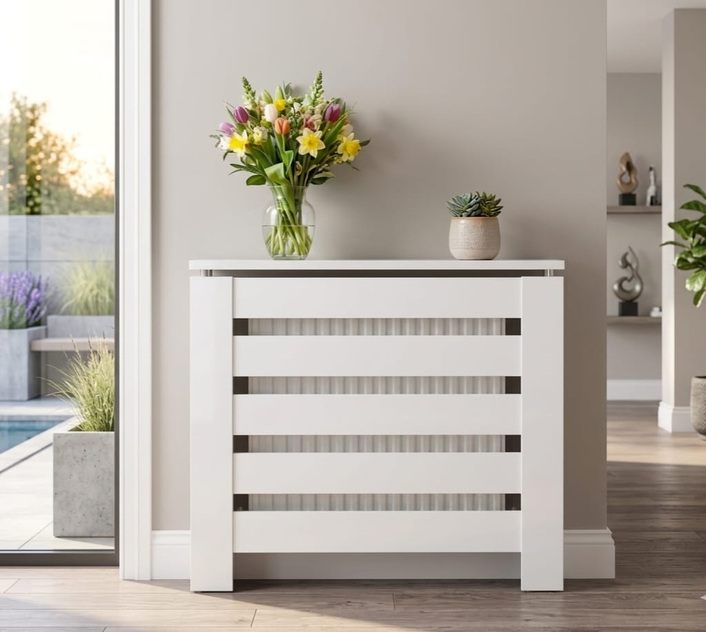 Cubre radiador Hércules Blanco 90cm