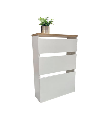 Cubre radiador Hermes Blanco/Roble 60 cm