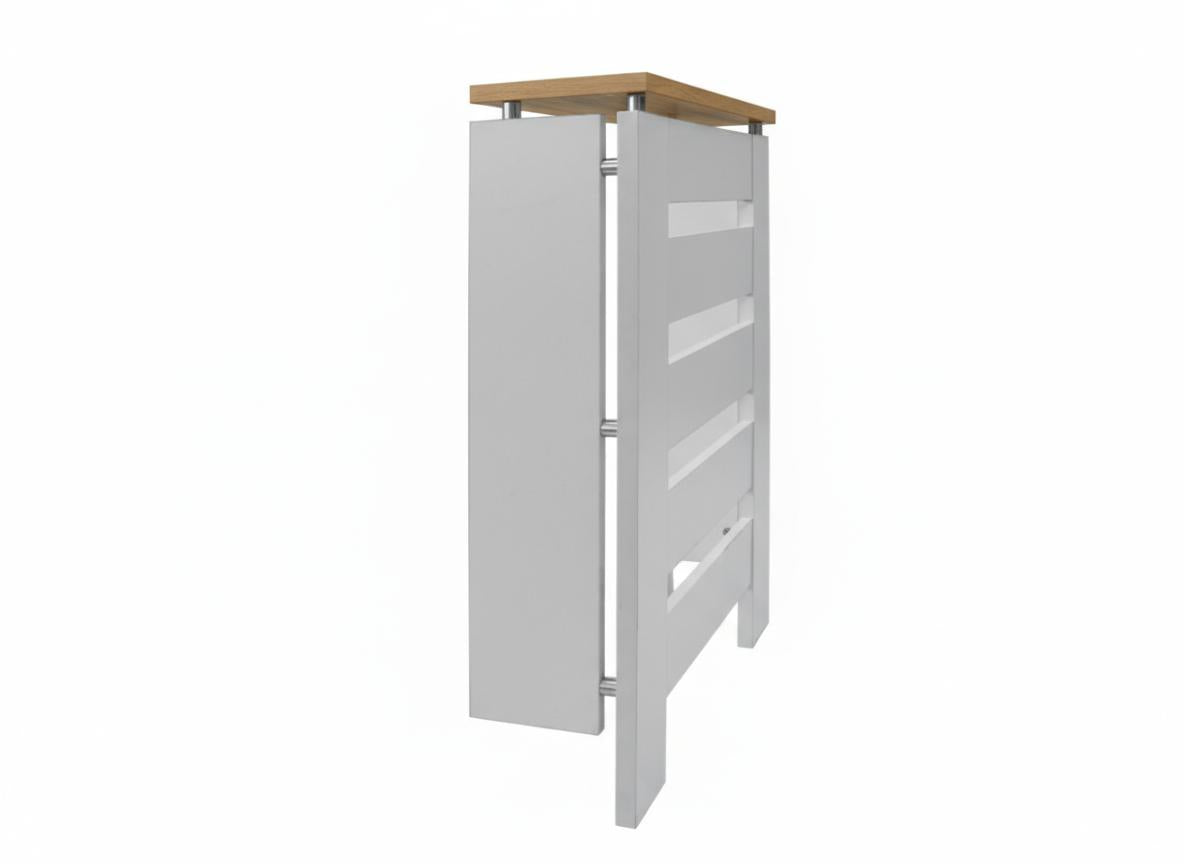 Cubre radiador Hércules Blanco/Roble 60cm