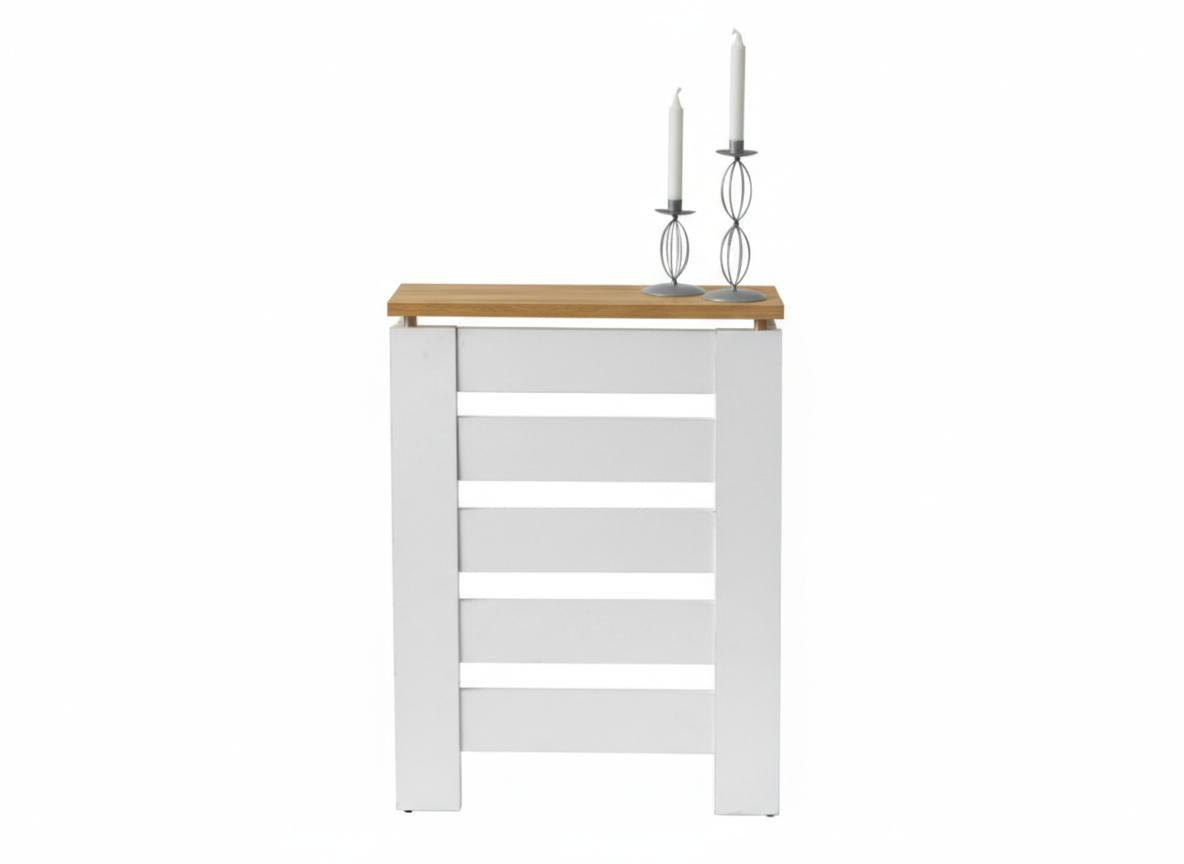 Cubre radiador Hércules Blanco/Roble 60cm